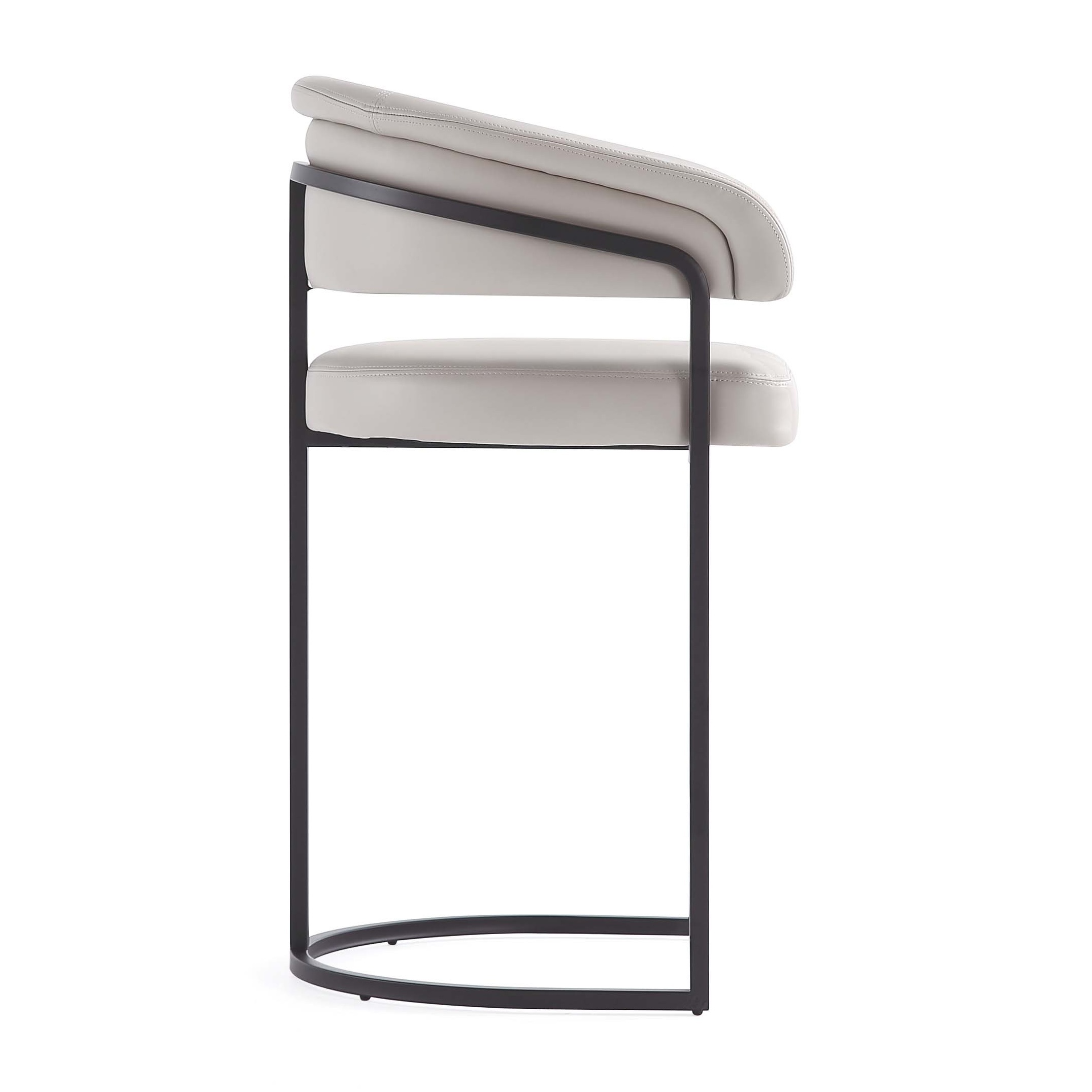 Augusta Leatherette/Metal Counter Stool