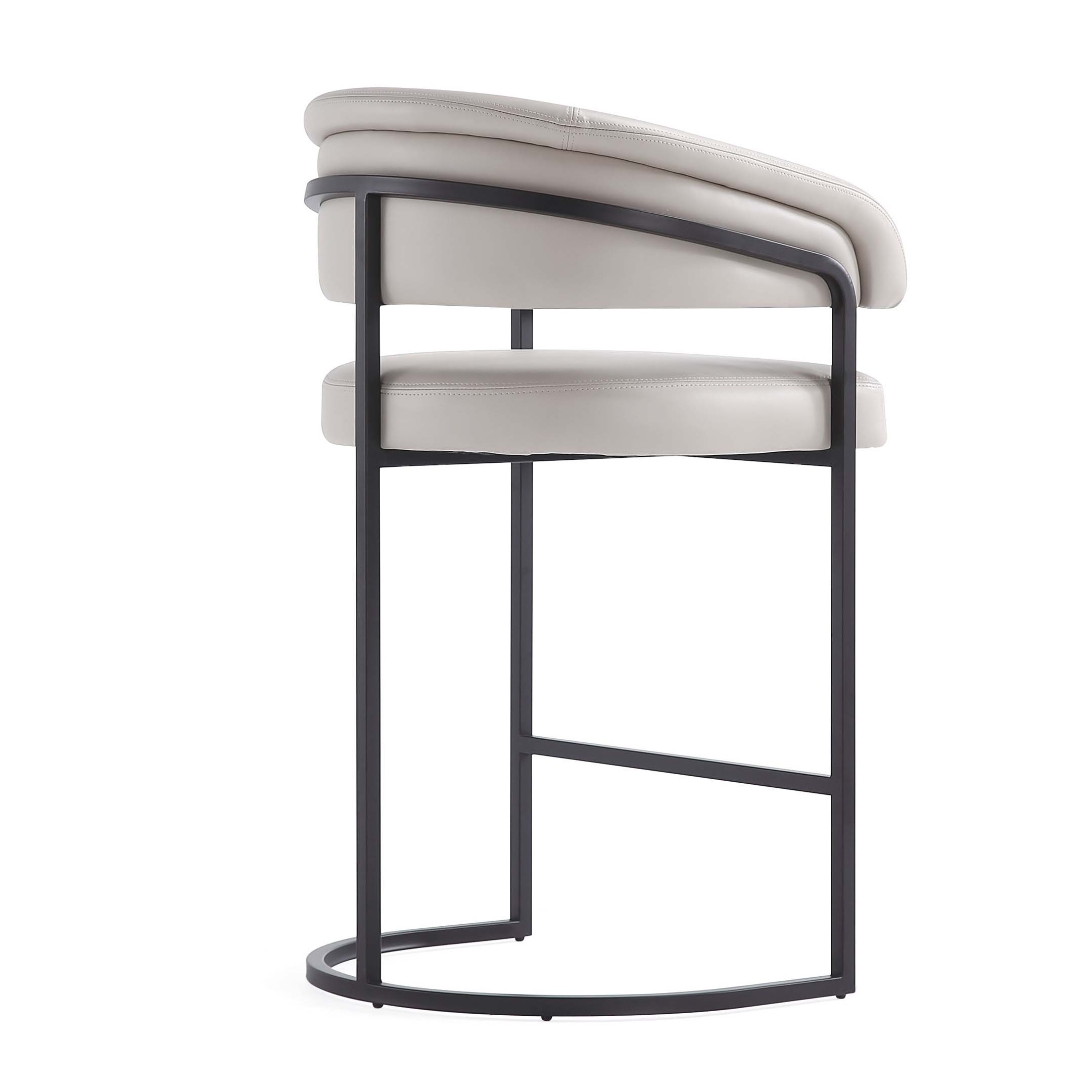 Augusta Leatherette/Metal Counter Stool