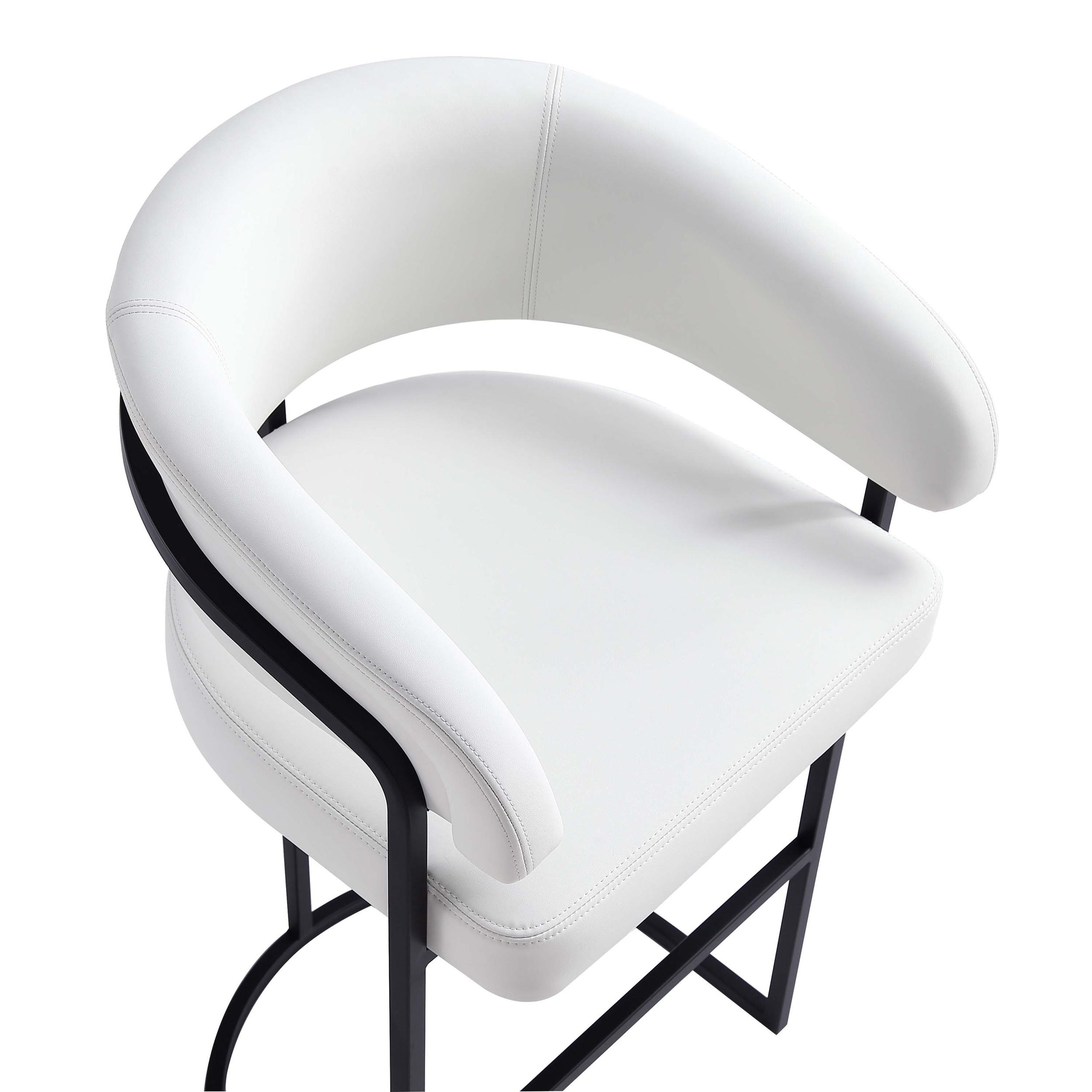 Augusta Leatherette/Metal Counter Stool