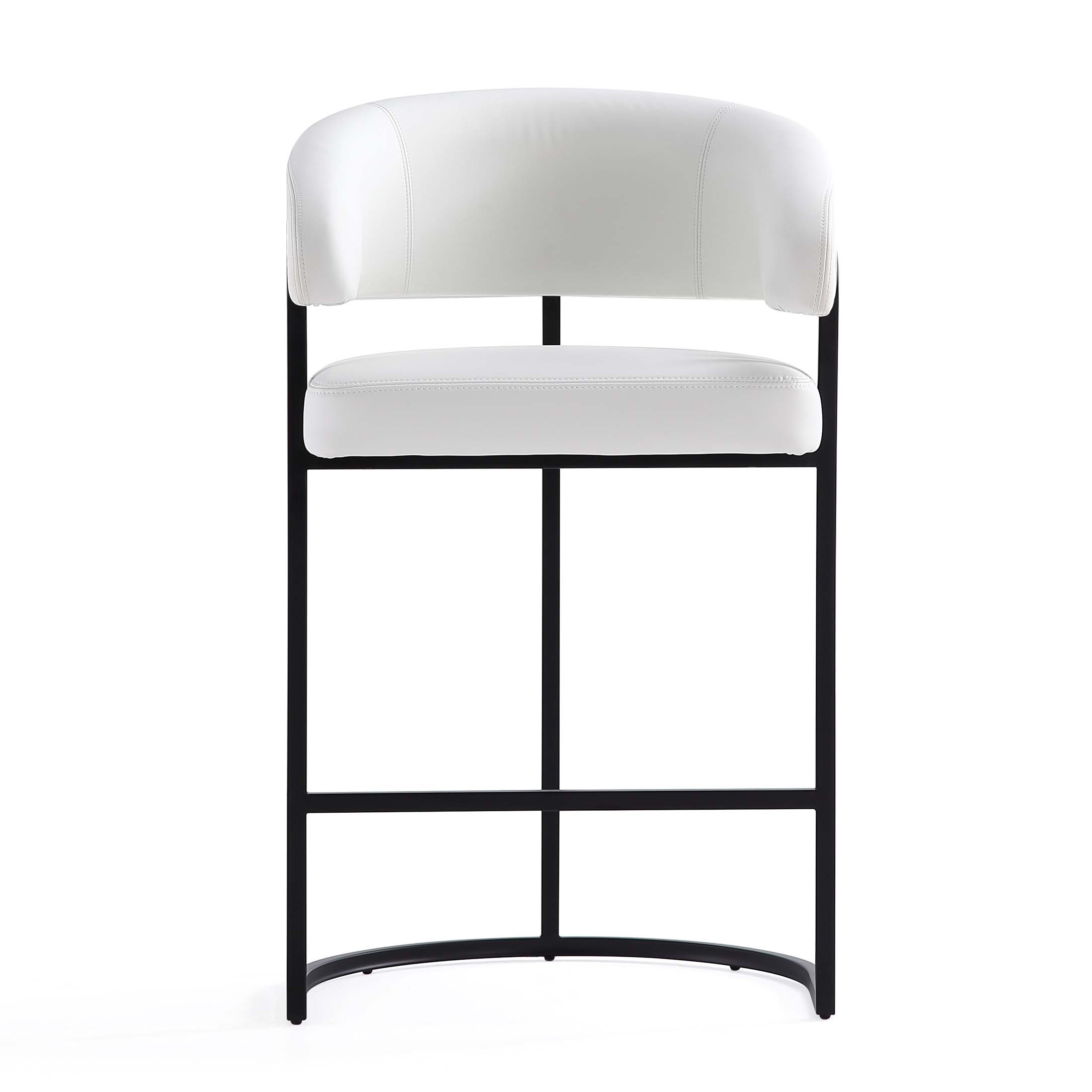 Augusta Leatherette/Metal Counter Stool