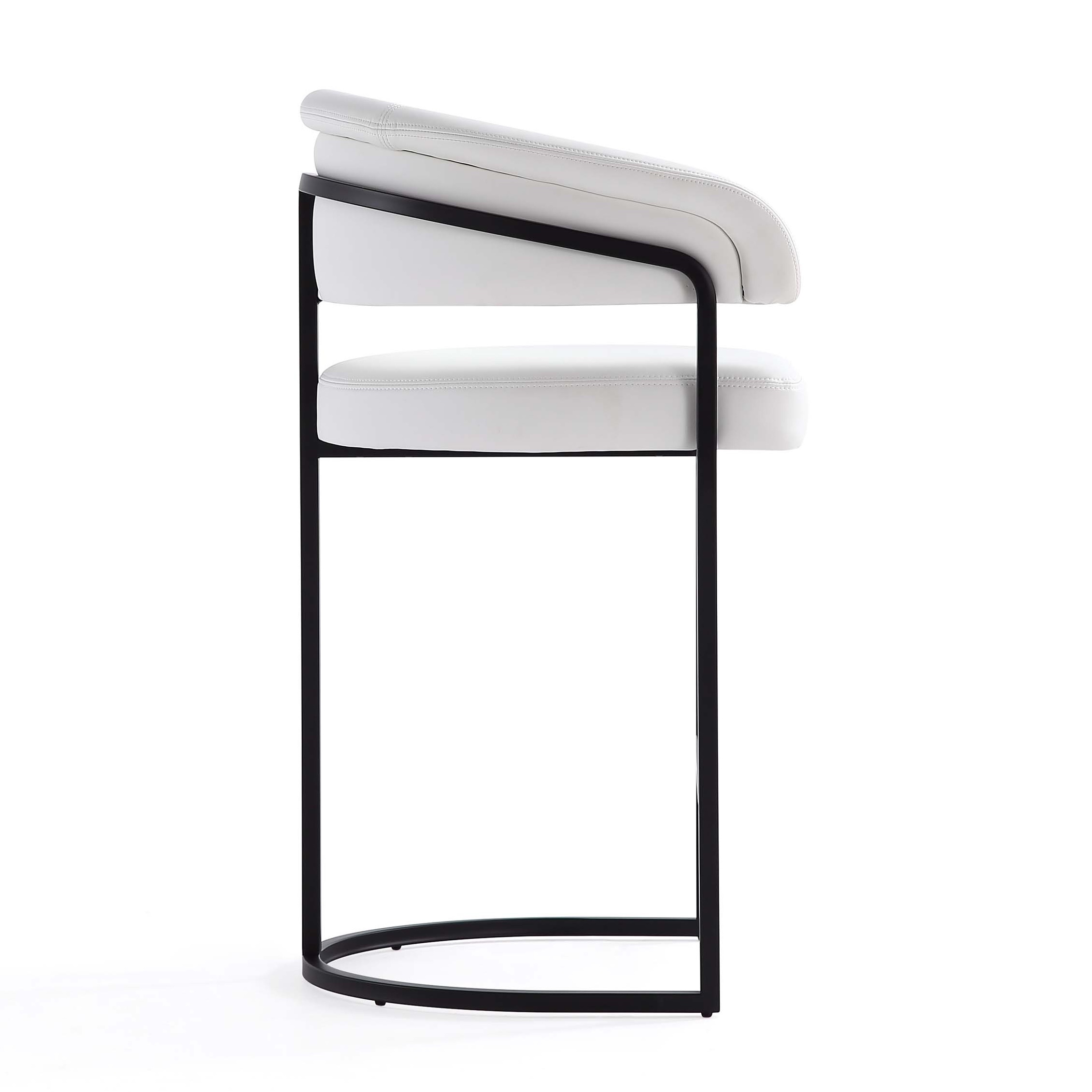 Augusta Leatherette/Metal Counter Stool