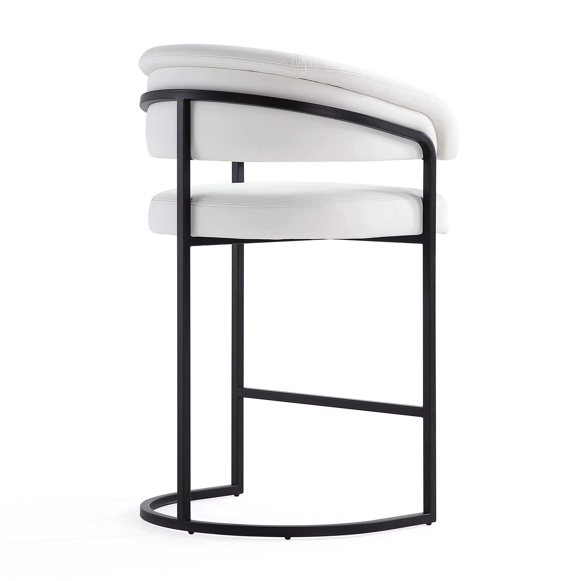 Augusta Leatherette/Metal Counter Stool