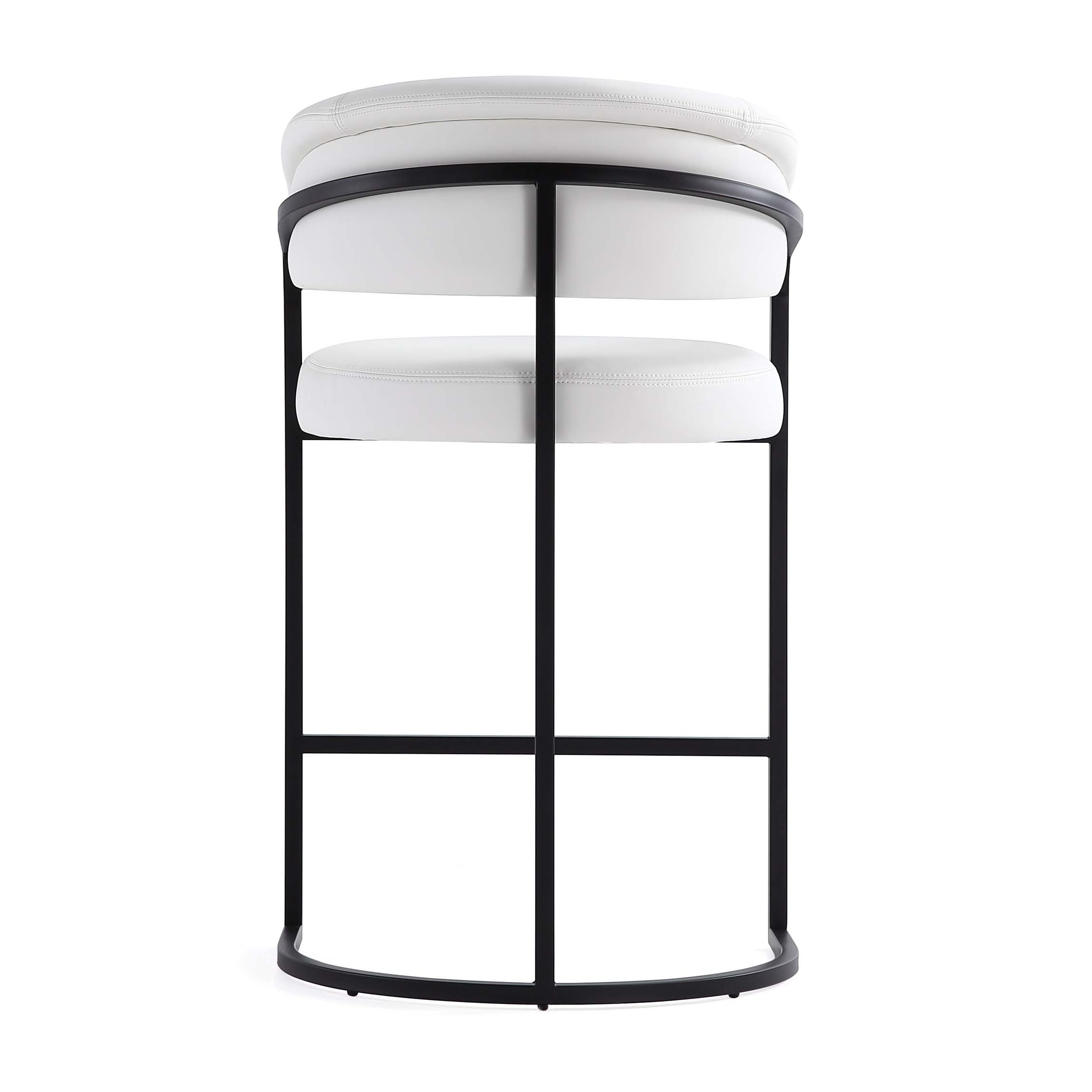 Augusta Leatherette/Metal Counter Stool