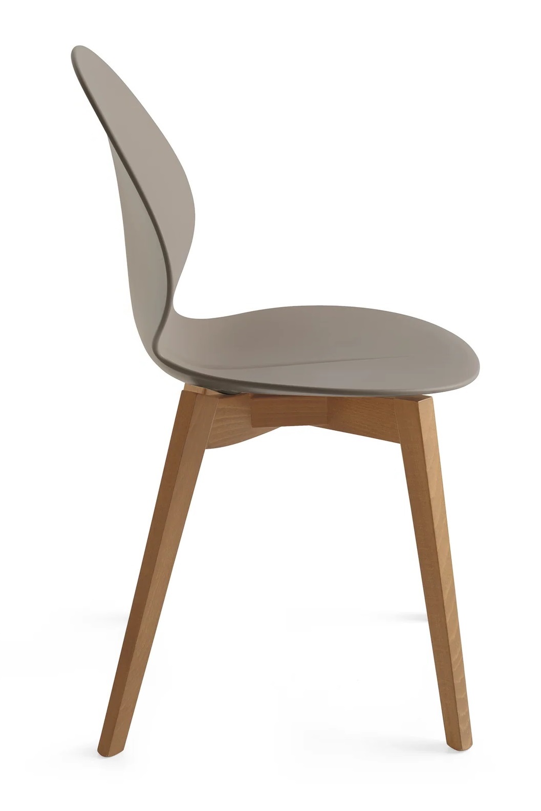 Basil Polypropylene/Wood Dining Chair