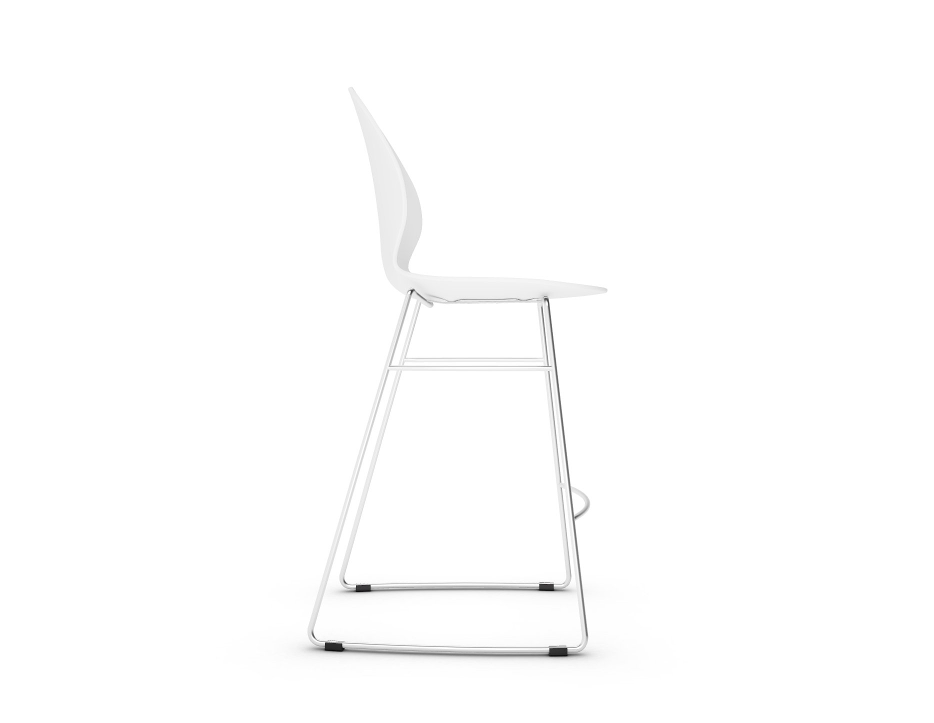 Basil Counter Stool w/ Metal Base