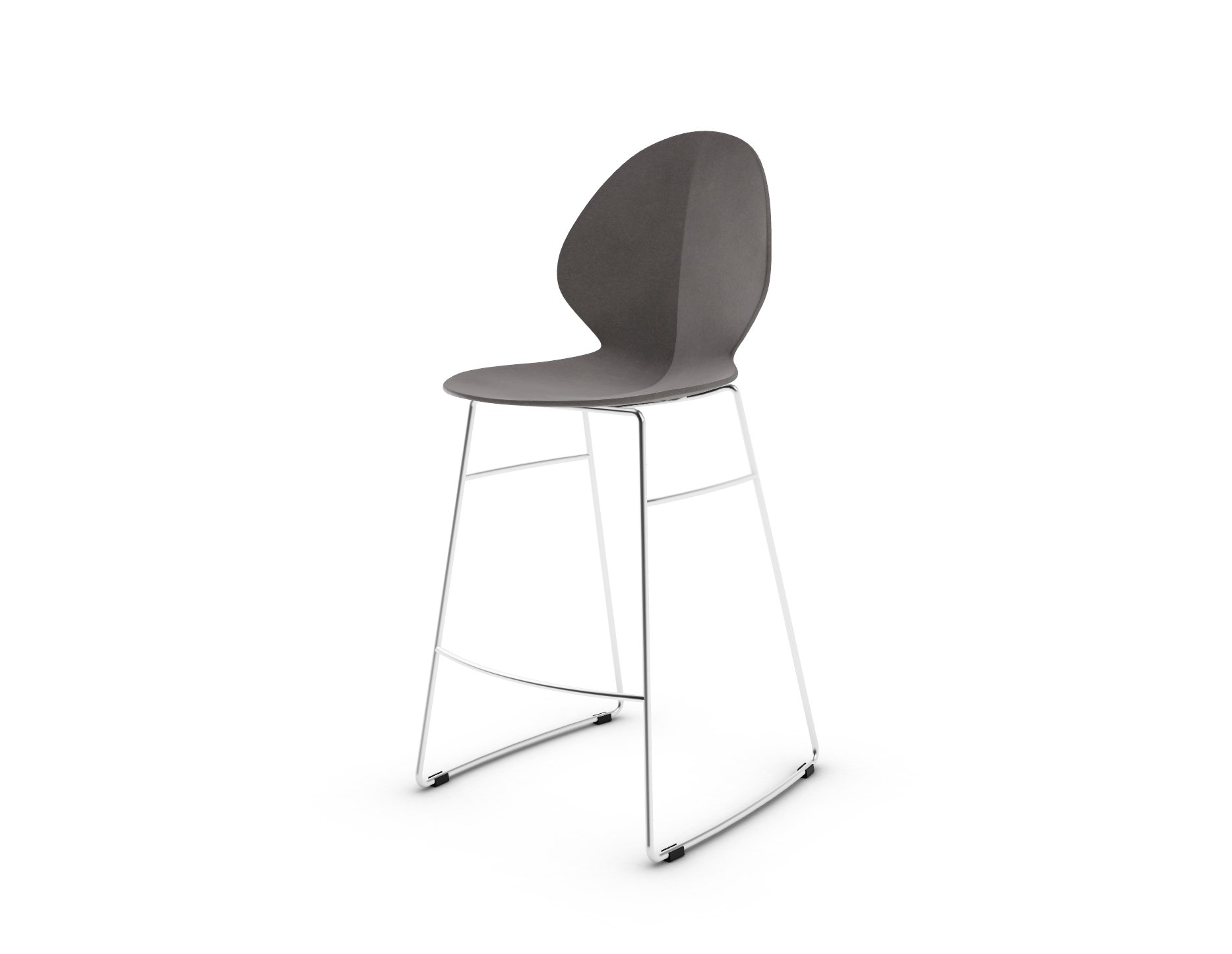 Basil Counter Stool w/ Metal Base