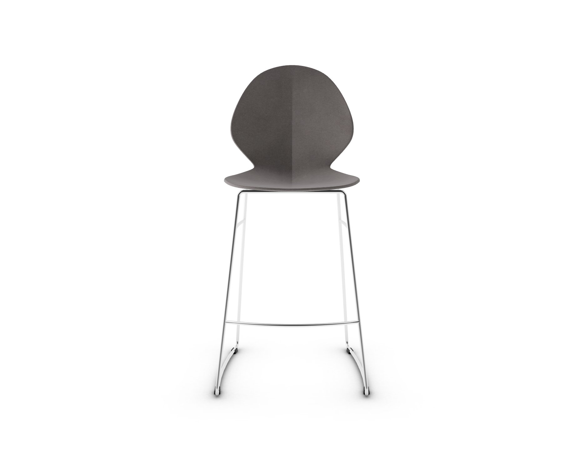 Basil Leatherette/Metal Counter Stool