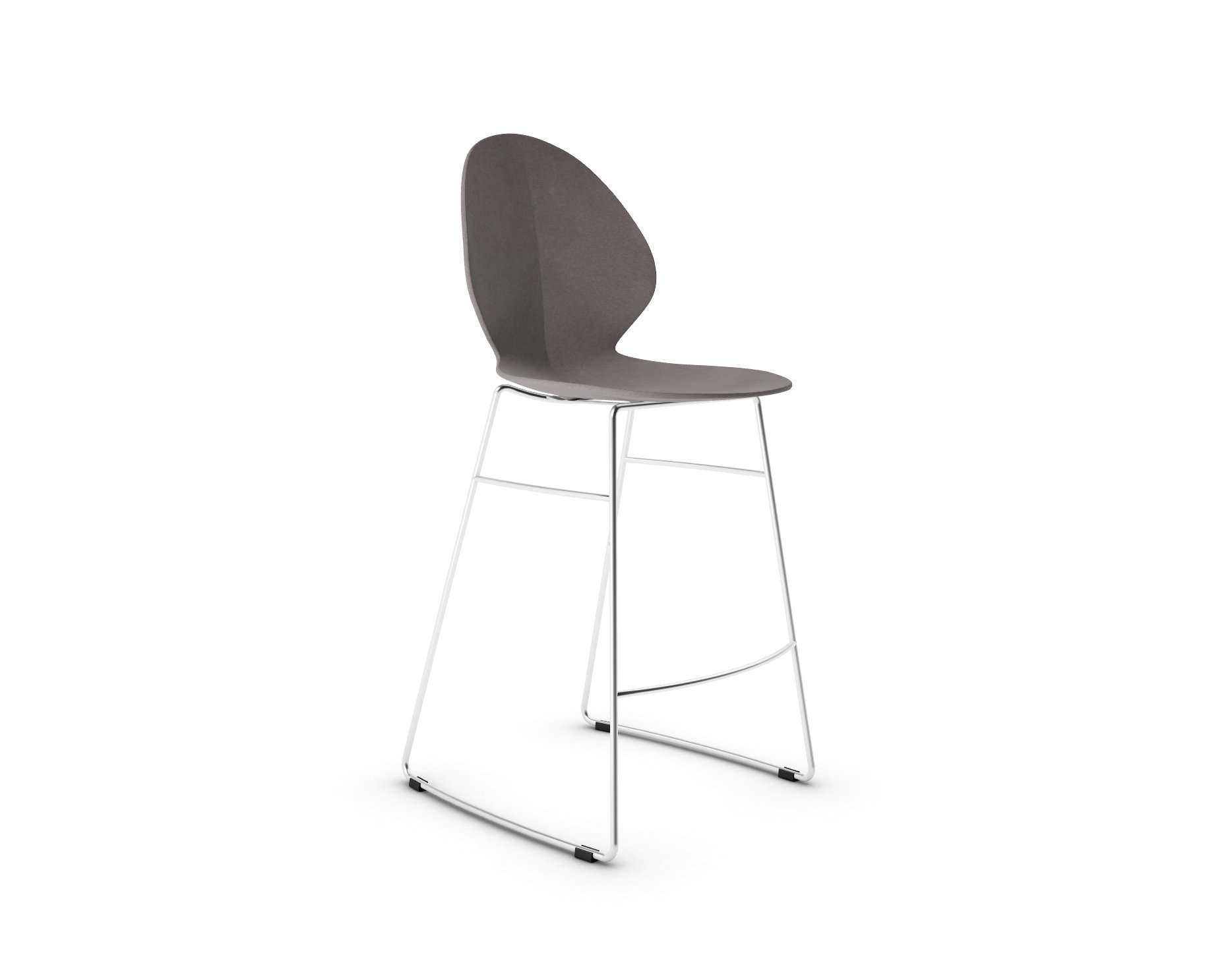 Basil Leatherette/Metal Counter Stool