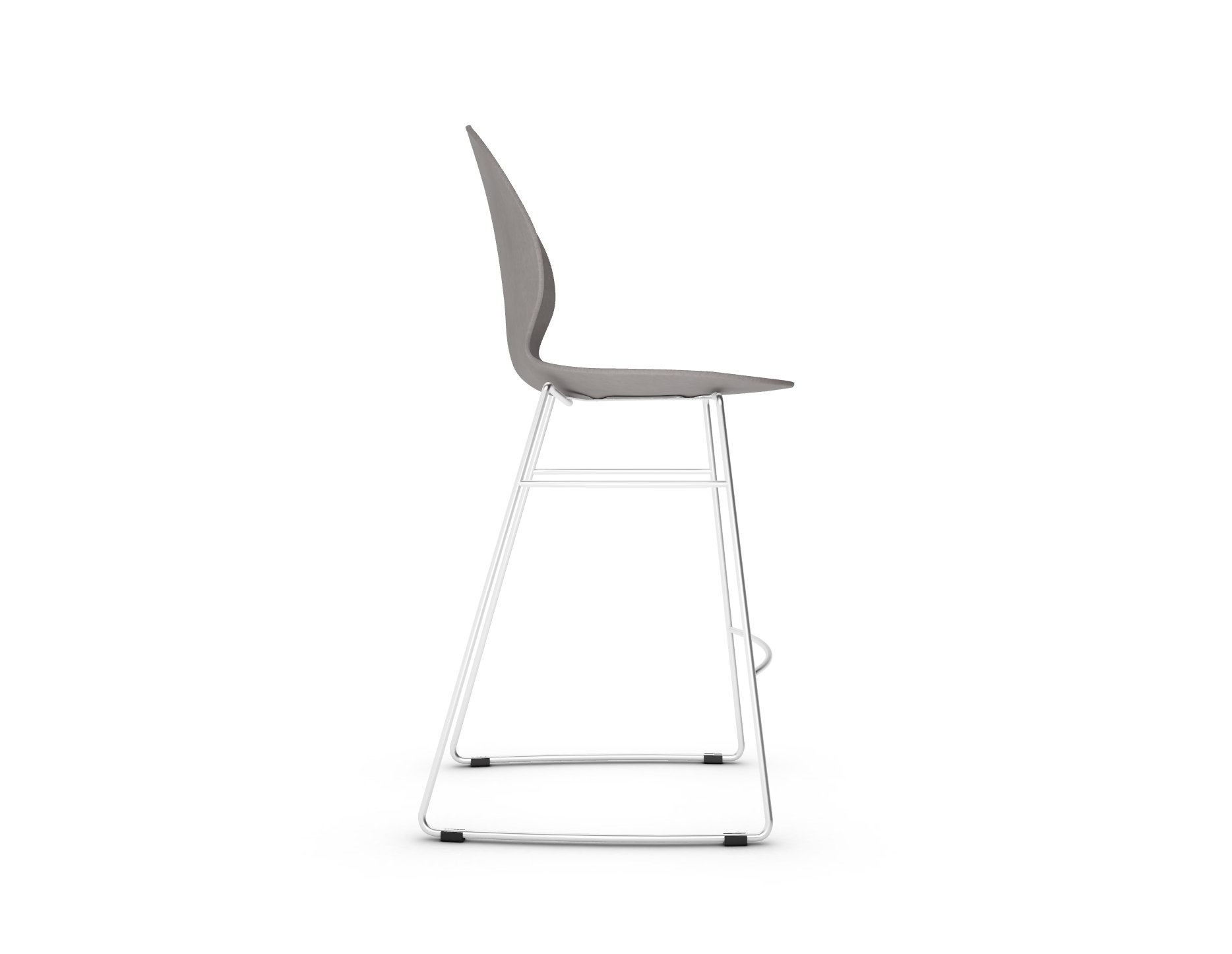 Basil Leatherette/Metal Counter Stool