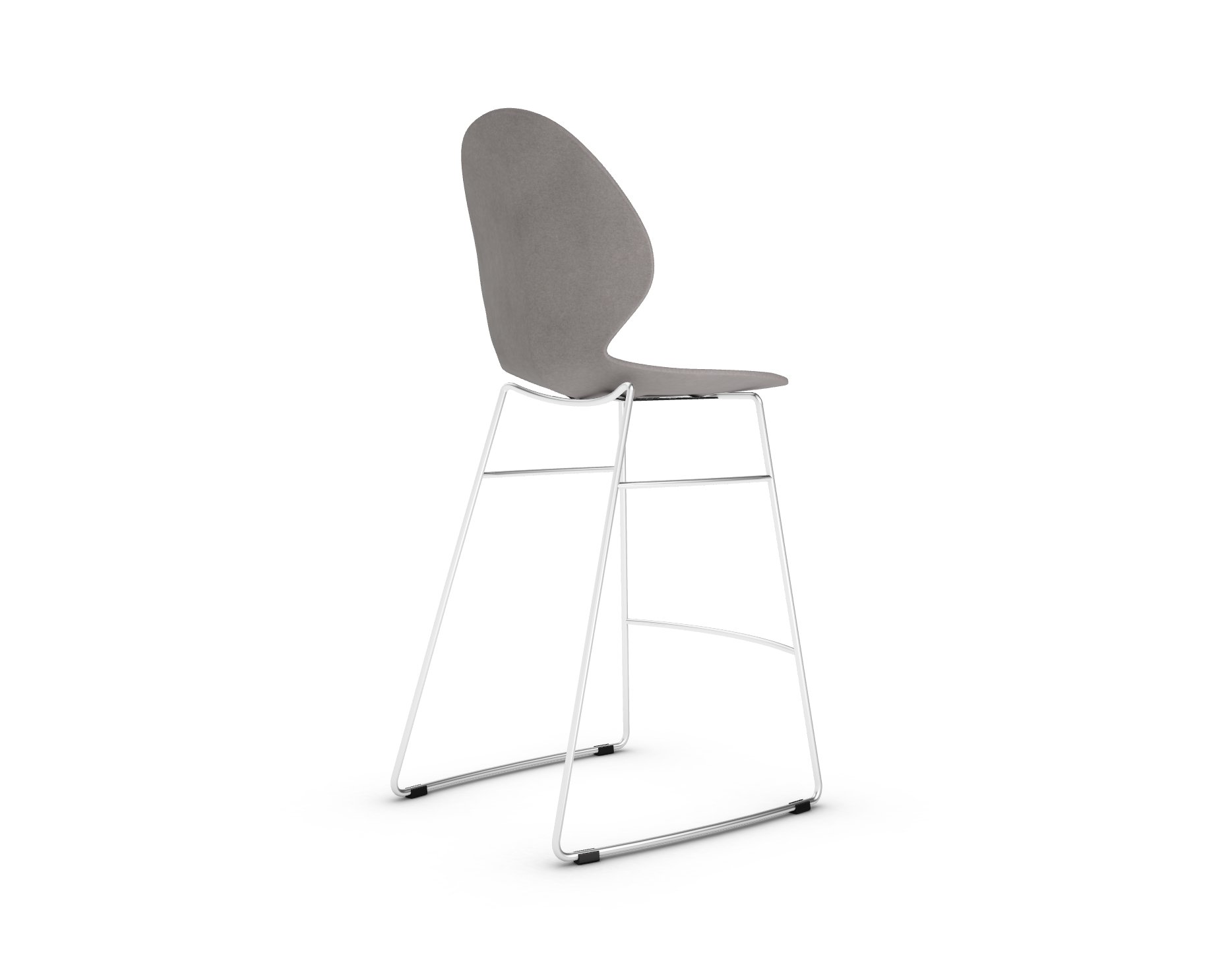 Basil Leatherette/Metal Counter Stool