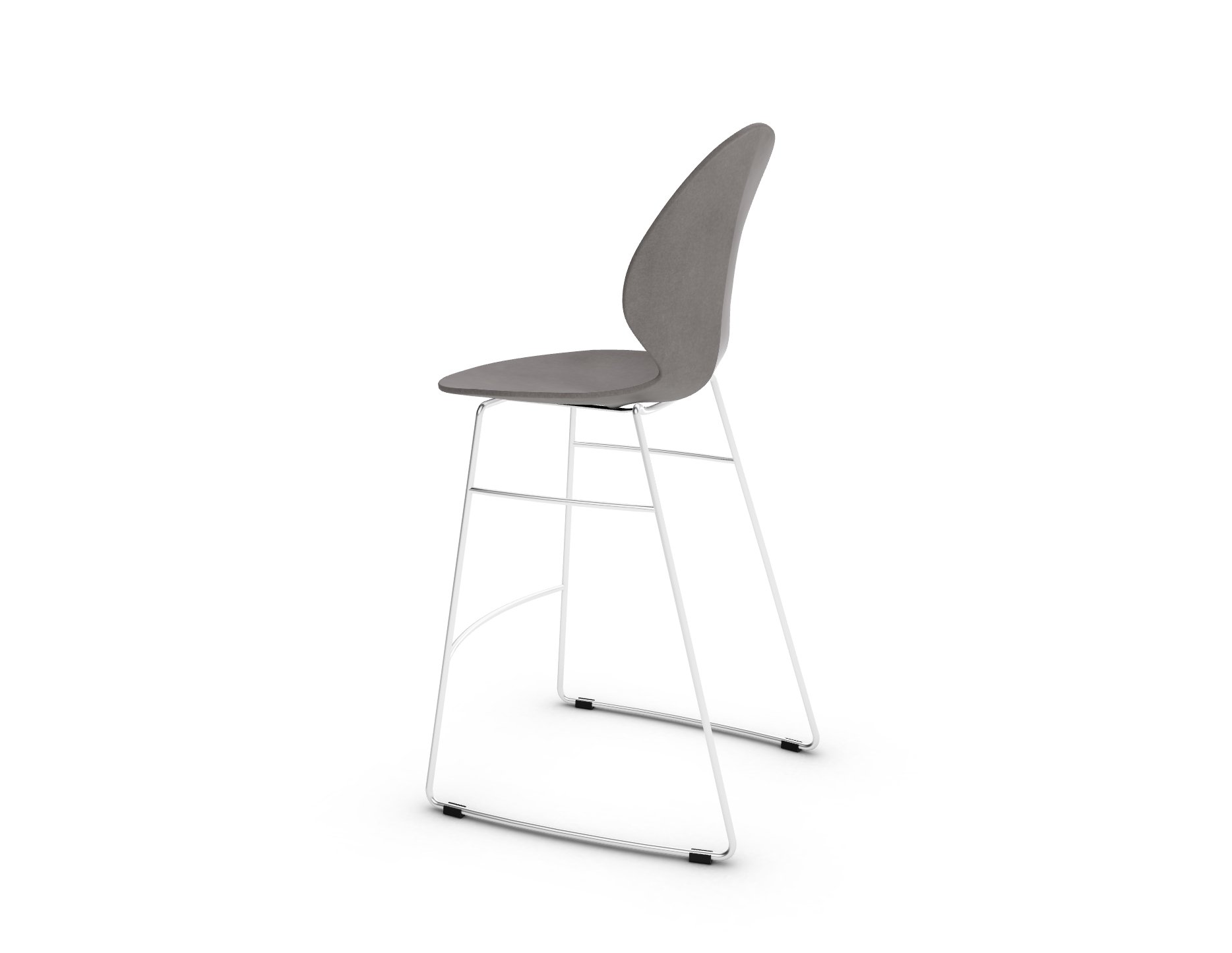 Basil Leatherette/Metal Counter Stool