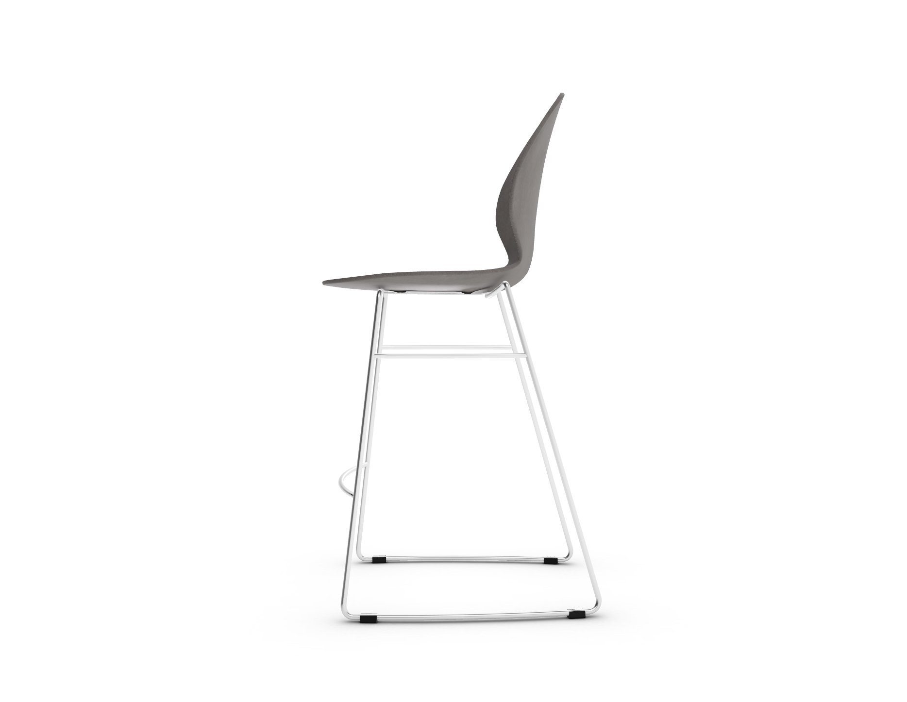 Basil Leatherette/Metal Counter Stool
