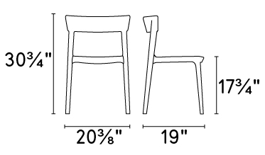 Skin Polypropylene Dining Chair