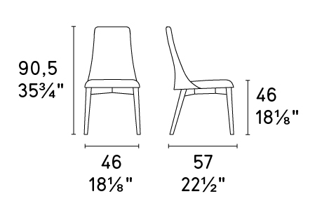 Etoile Fabric/Wood Customizable Upholstered Dining Chair