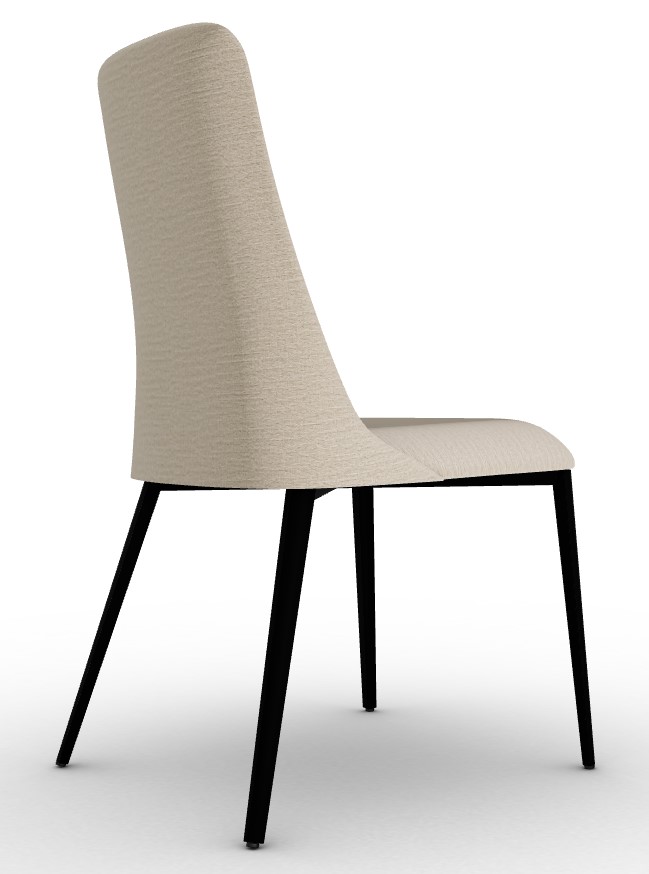 Etoile Denver Fabric/Metal Dining Chair