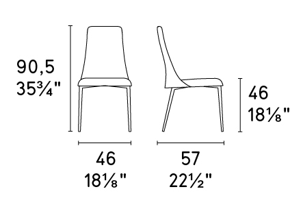 Etoile Fabric/Metal Customizable Upholstered Dining Chair