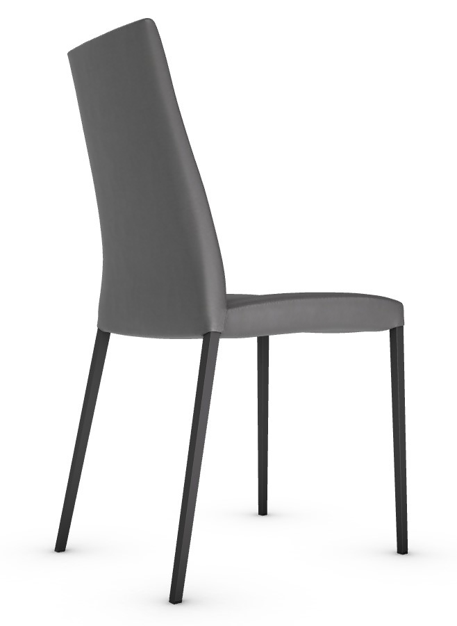 Aida Skuba Leatherette/Metal Dining Chair
