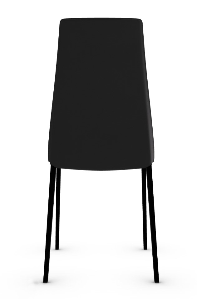 Aida Leather/Metal Dining Chair