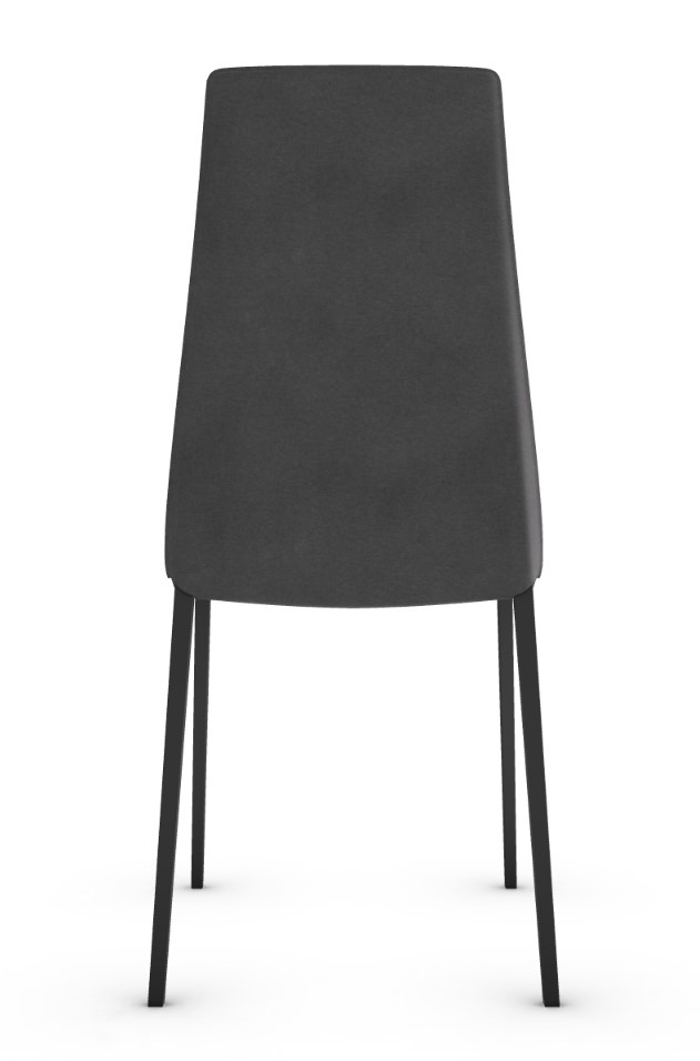 Aida Leather/Metal Dining Chair