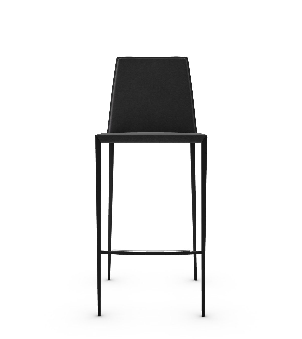 Aida Leatherette/Metal Counter Stool