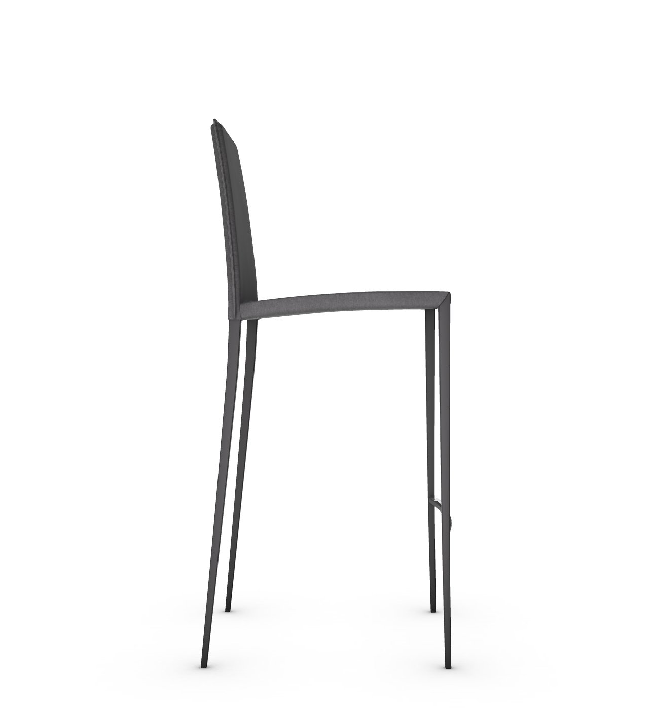 Aida Leatherette/Metal Counter Stool