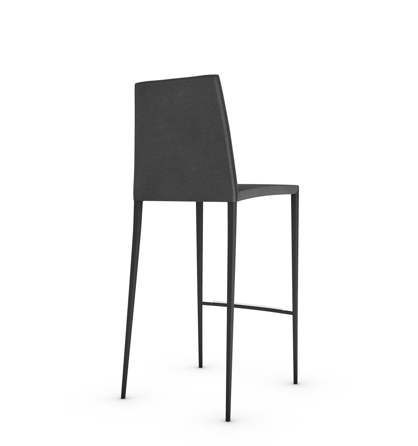 Aida Leatherette/Metal Counter Stool