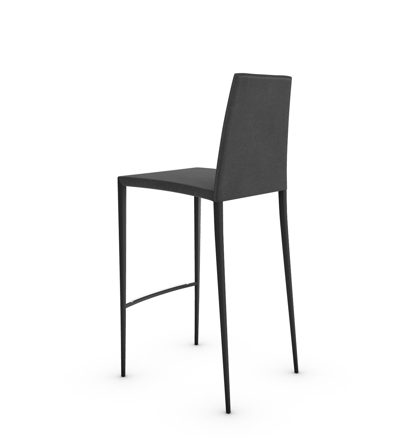 Aida Leatherette/Metal Counter Stool