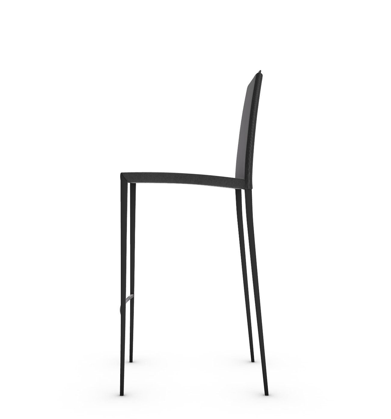 Aida Leatherette/Metal Counter Stool