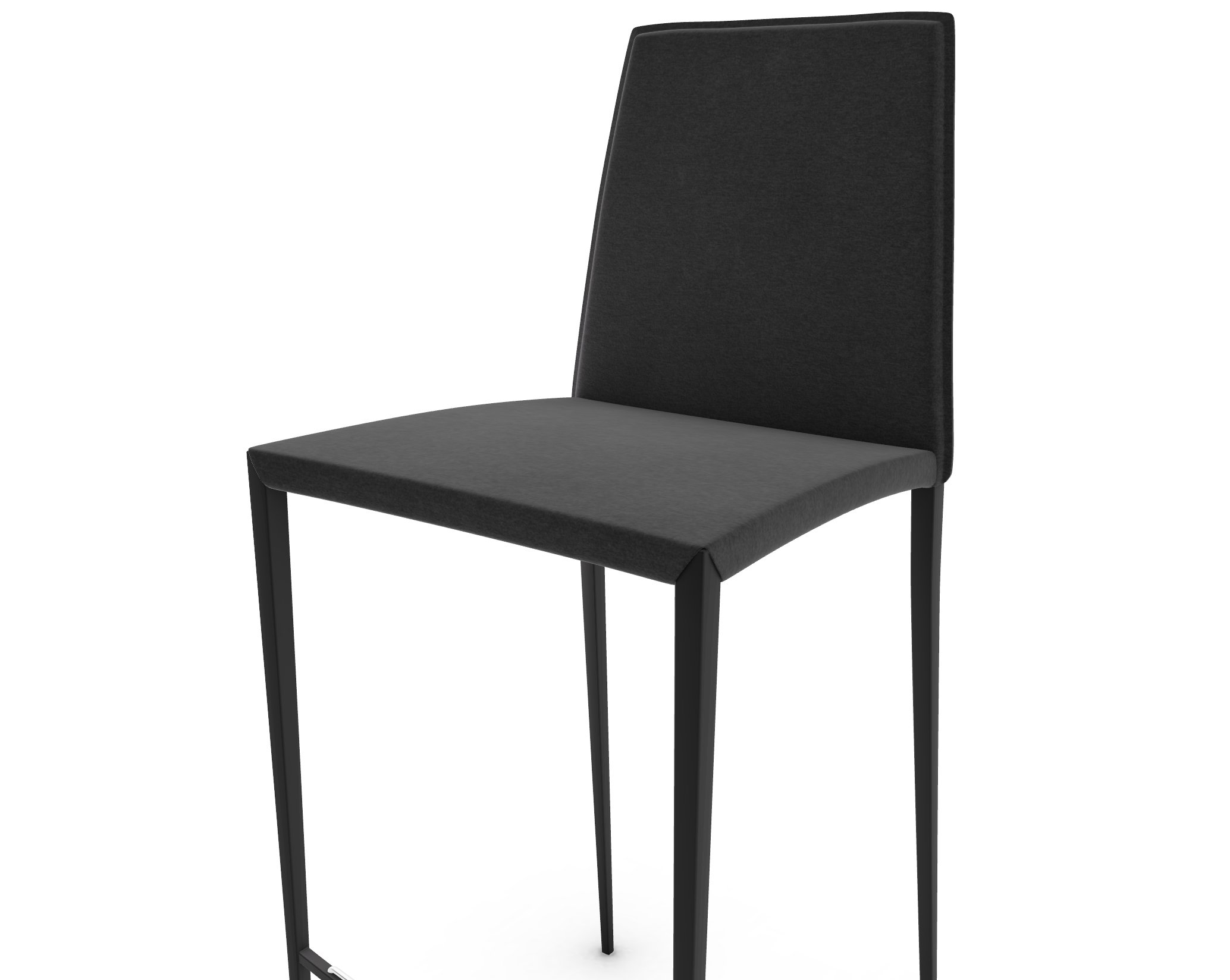 Aida Leatherette/Metal Counter Stool