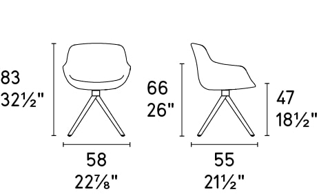 Igloo Fabric/Metal Customizable Dining Armchair w/180° Swivel/Return
