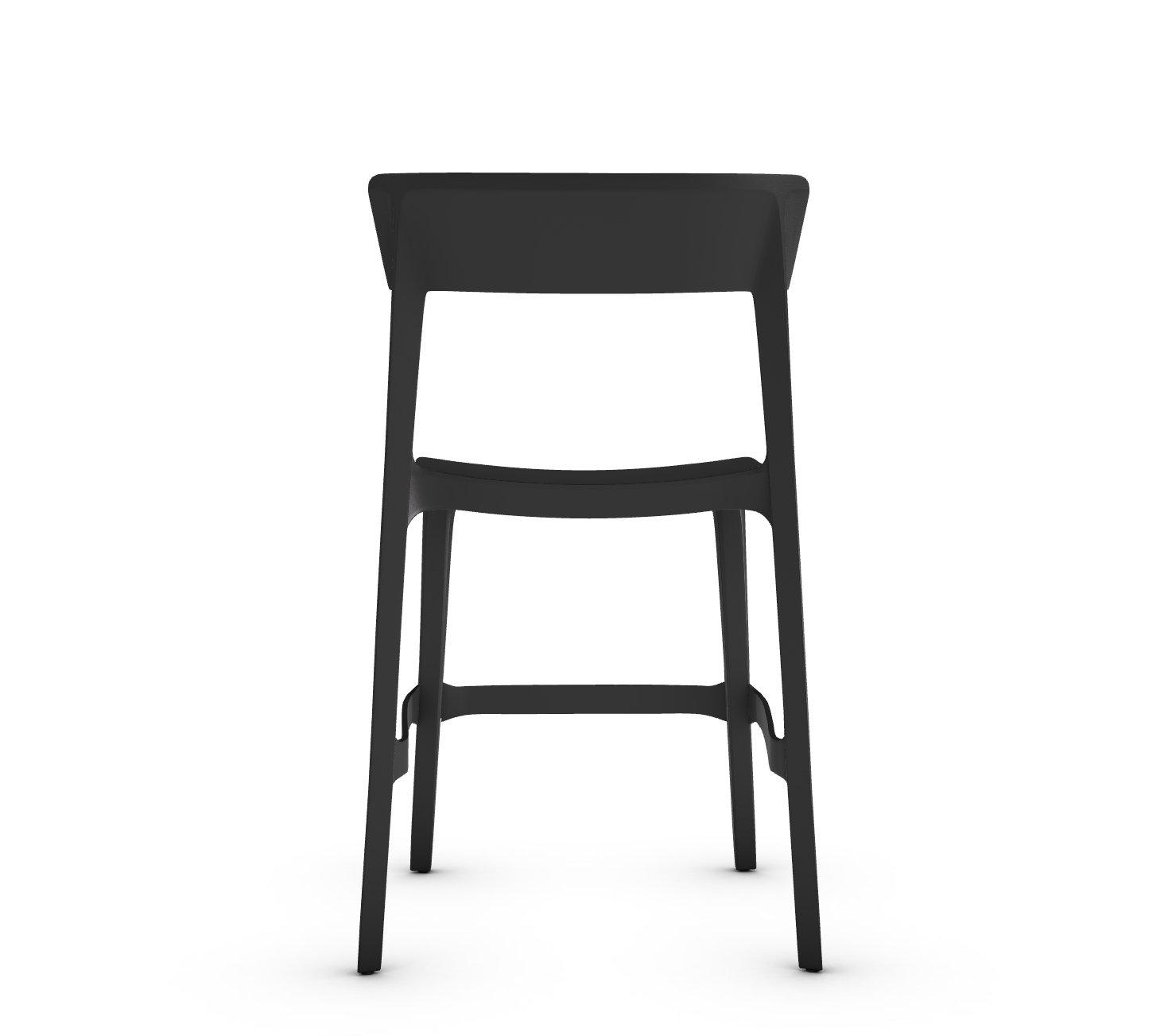 Skin Plastic Stackable Outdoor Counter Stool
