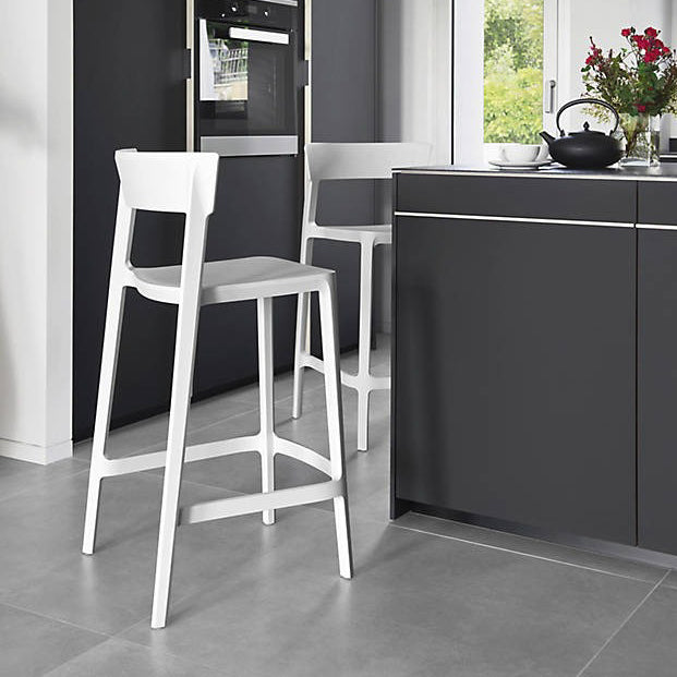Skin Plastic Stackable Outdoor Counter Stool