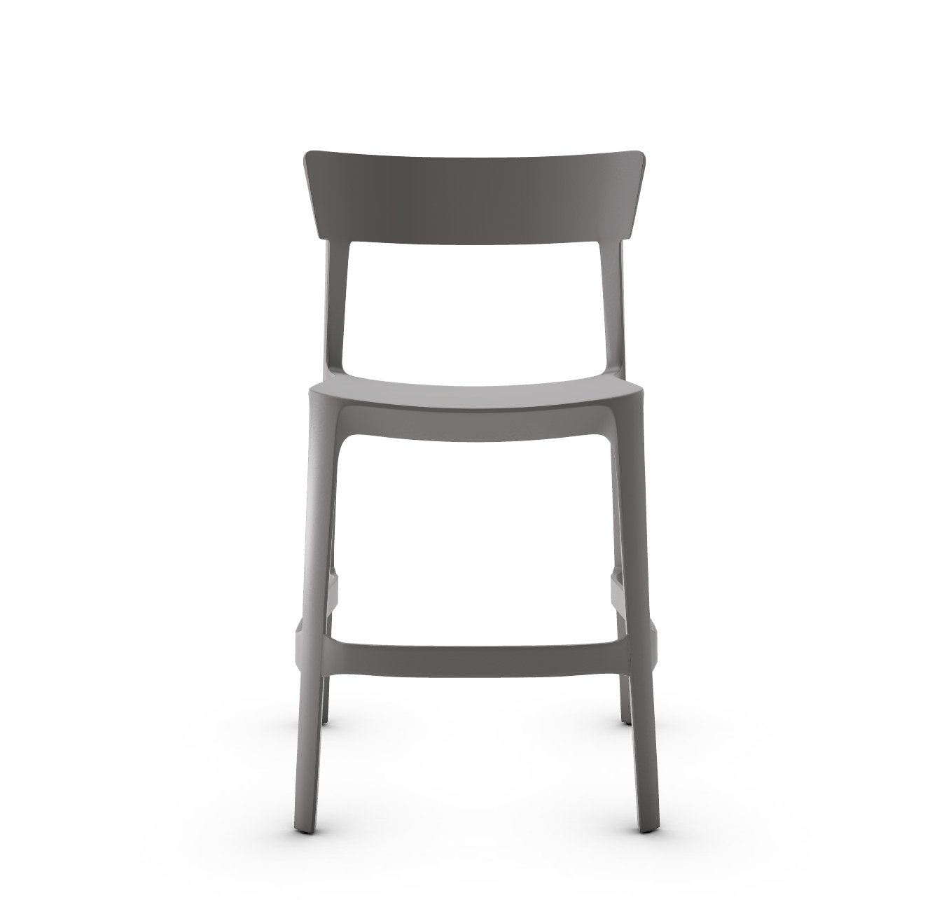 Skin Plastic Stackable Outdoor Counter Stool