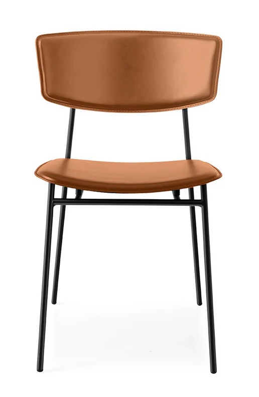 Fifties Upholstery/Metal Dining Chair