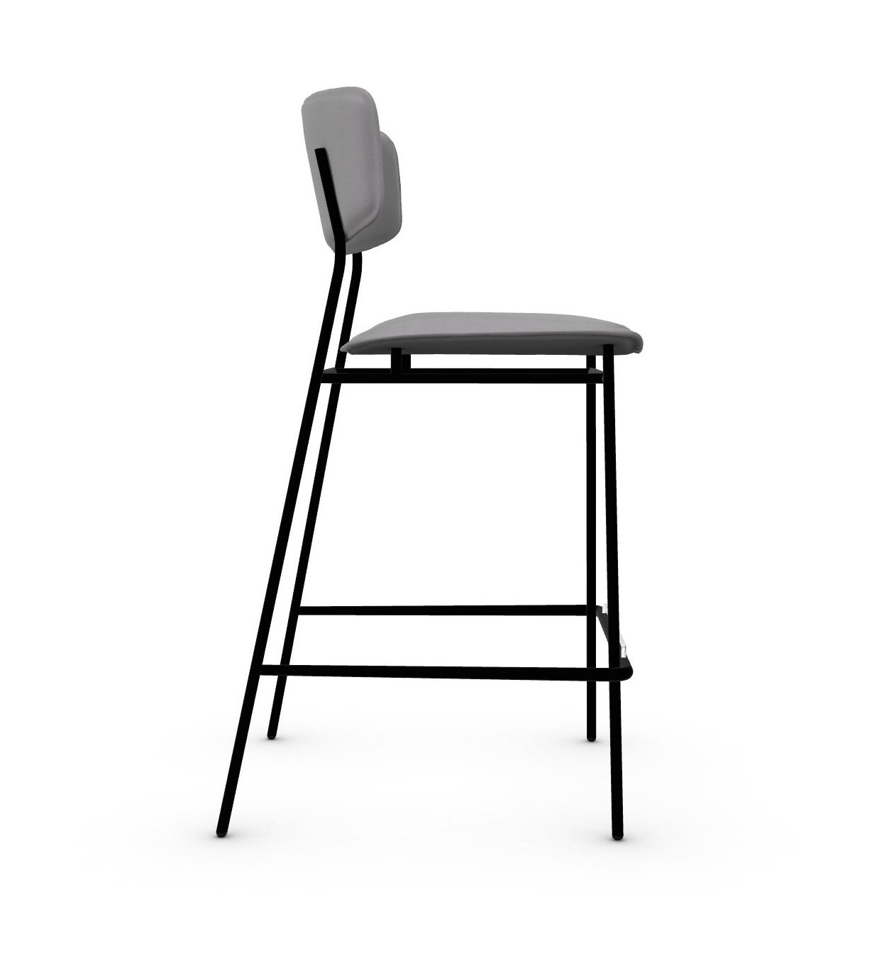 Fifties Fabric/Metal Counter Stool