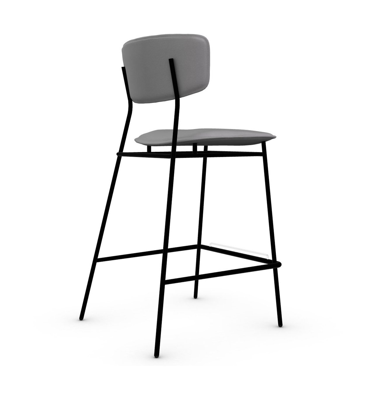Fifties Fabric/Metal Counter Stool