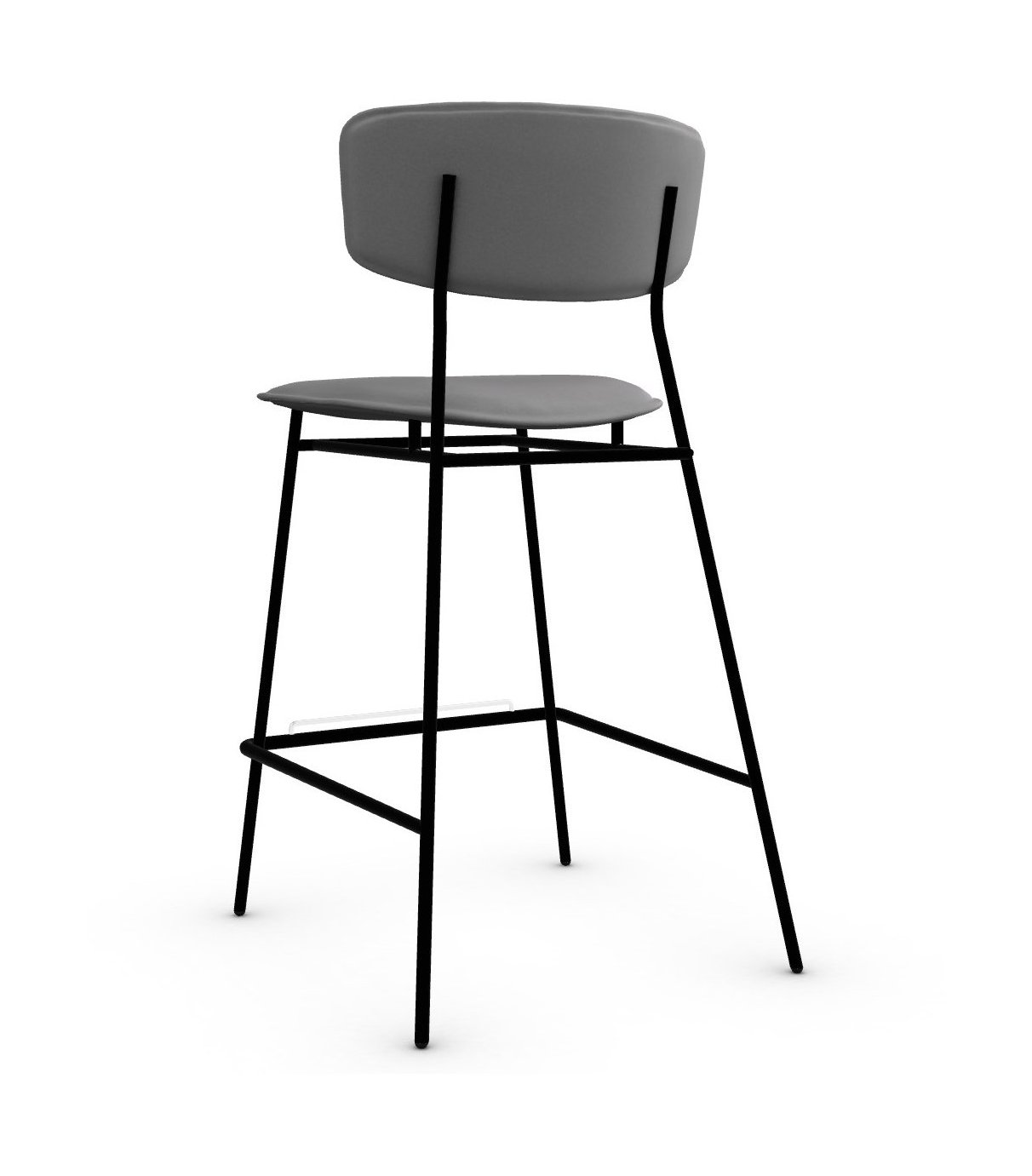 Fifties Fabric/Metal Counter Stool