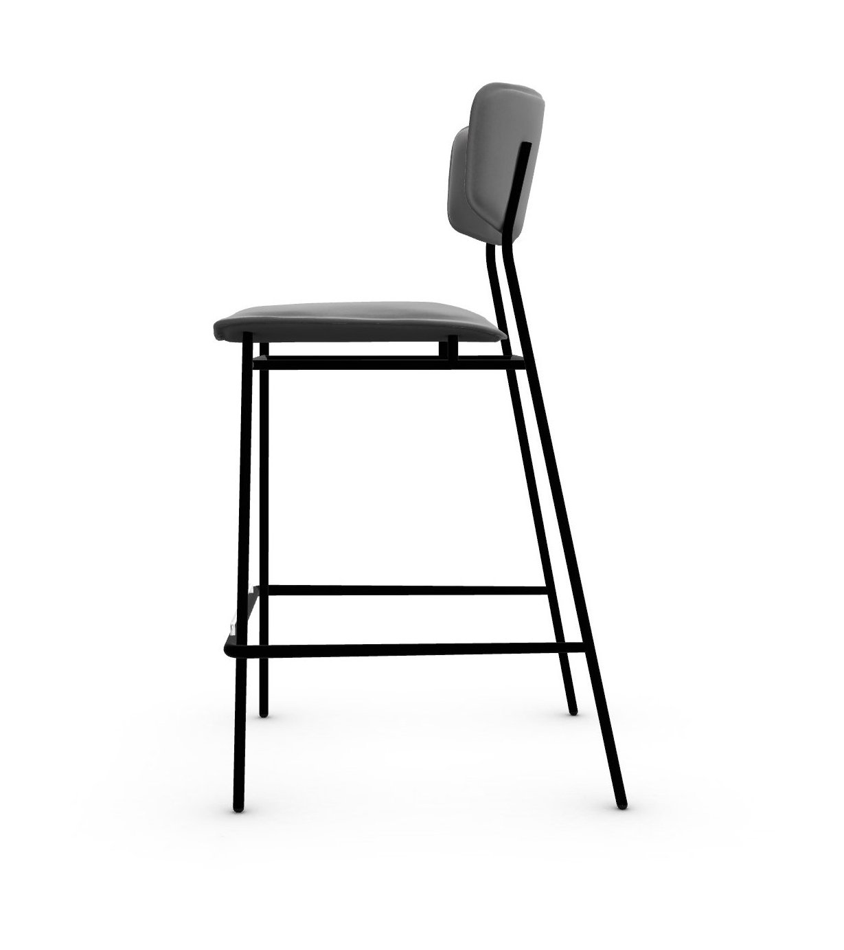 Fifties Counter Stool w/ Metal Base