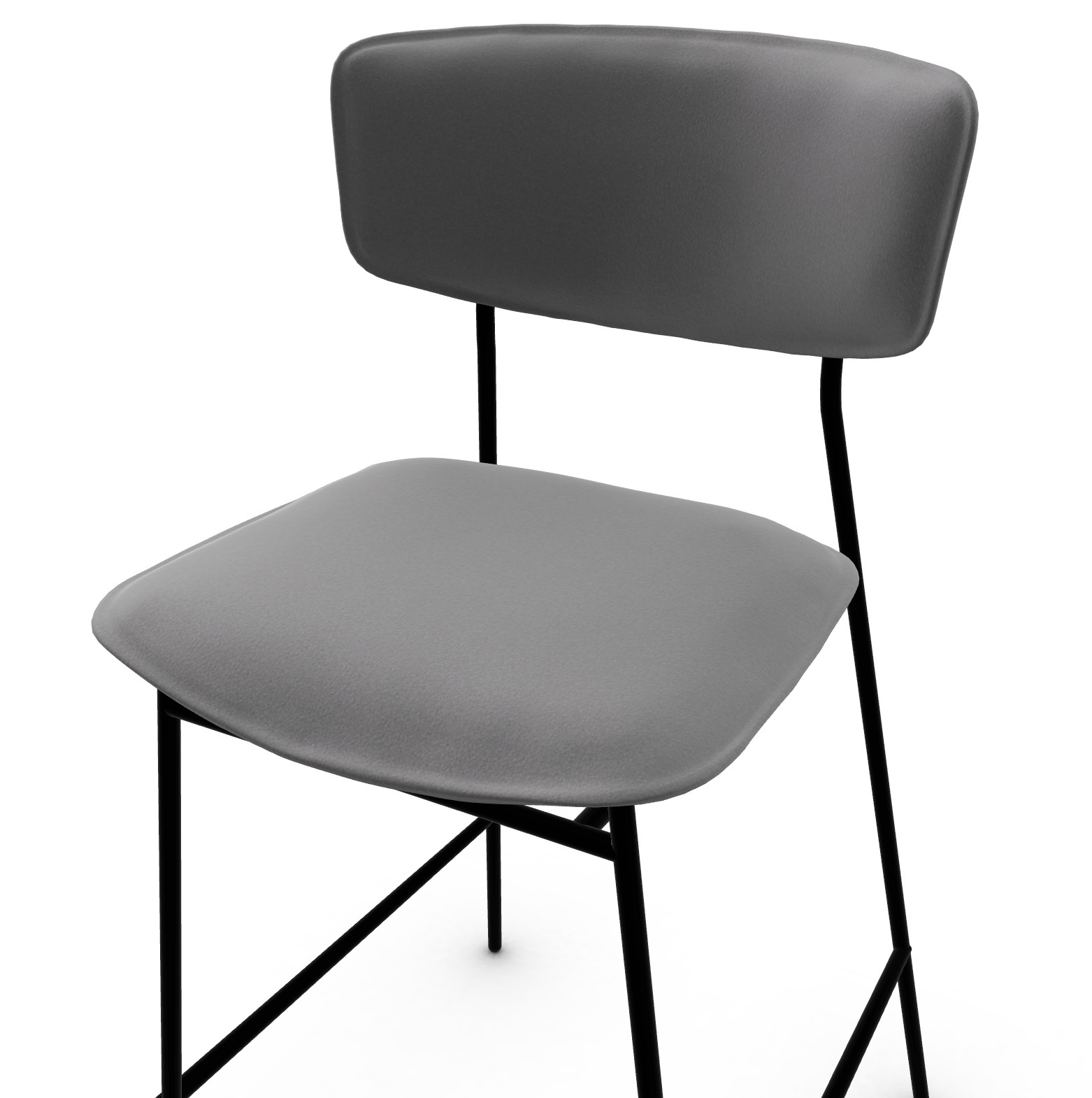 Fifties Fabric/Metal Counter Stool