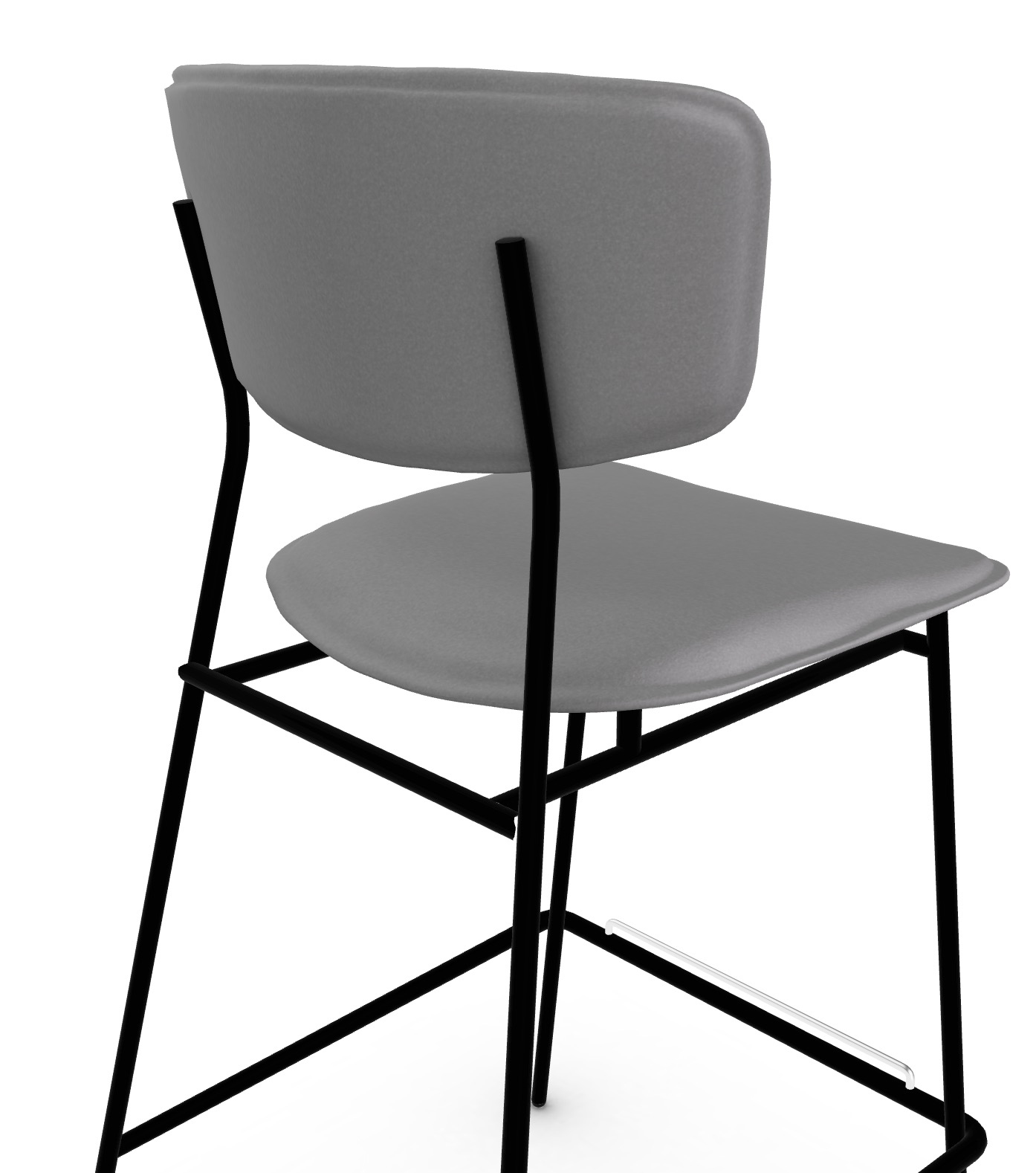 Fifties Fabric/Metal Counter Stool