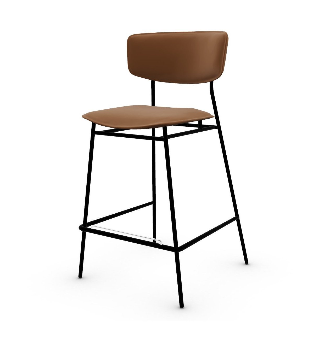 Fifties Counter Stool w/ Metal Base