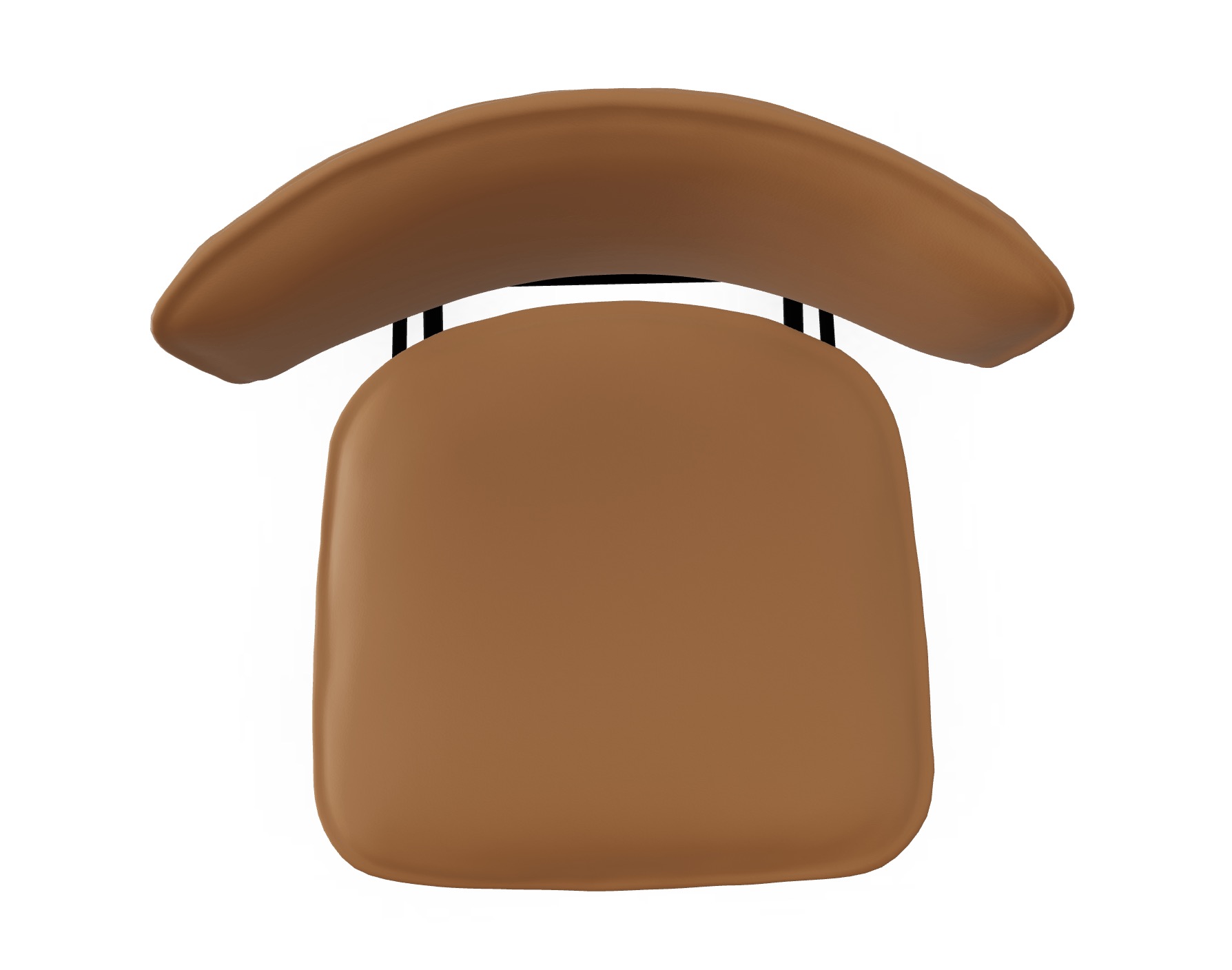 Fifties Leather/Metal Counter Stool