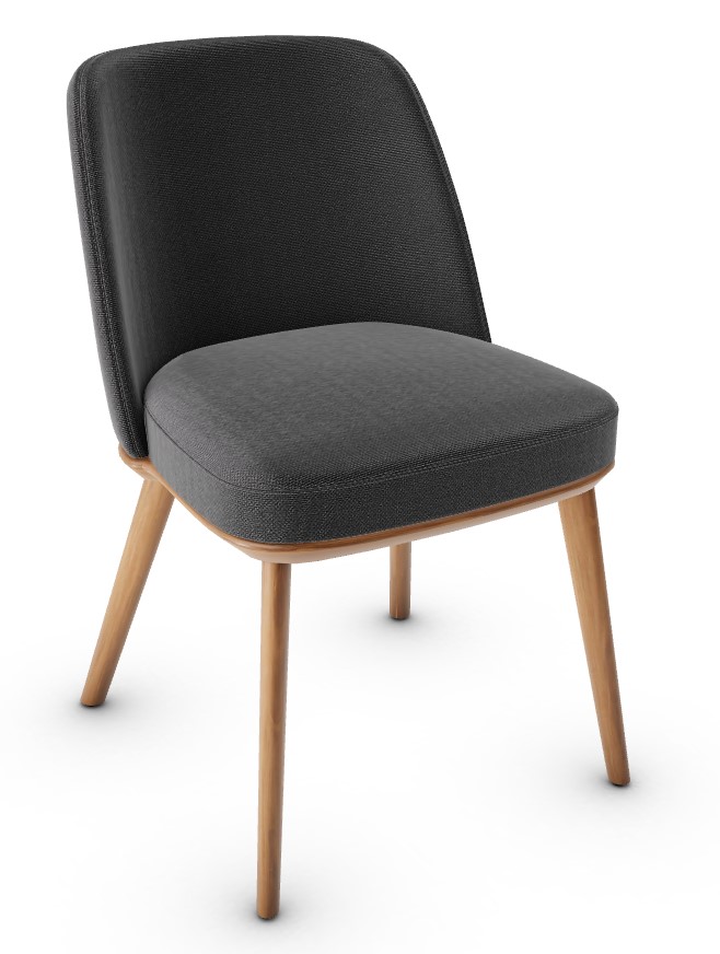 Foyer Upholstery/Wood Dining Chair