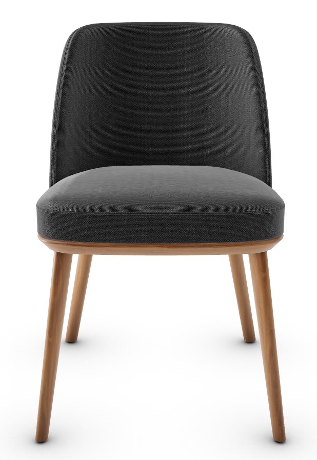 Foyer Bergen Fabric/Wood Dining Chair