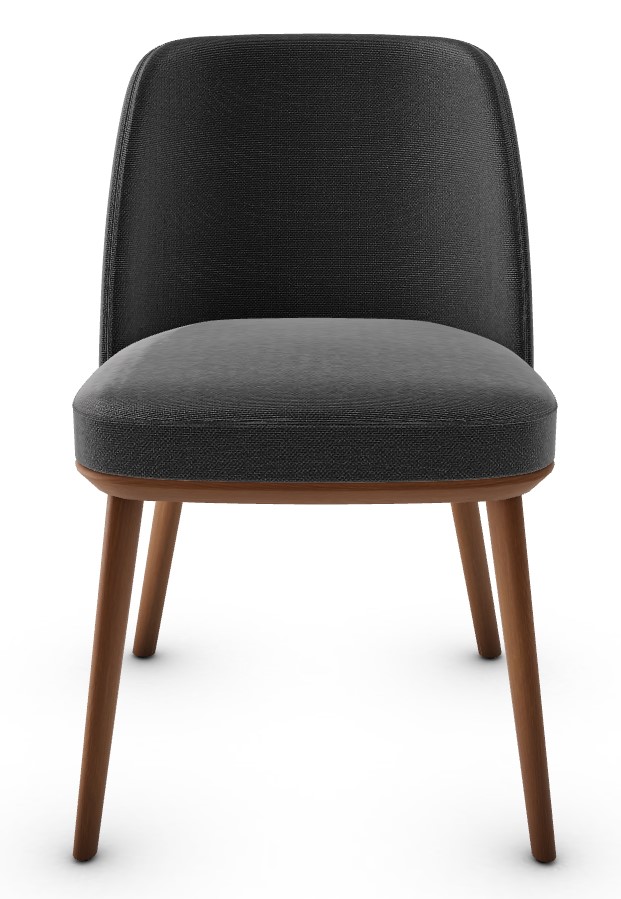 Foyer Upholstery/Wood Dining Chair