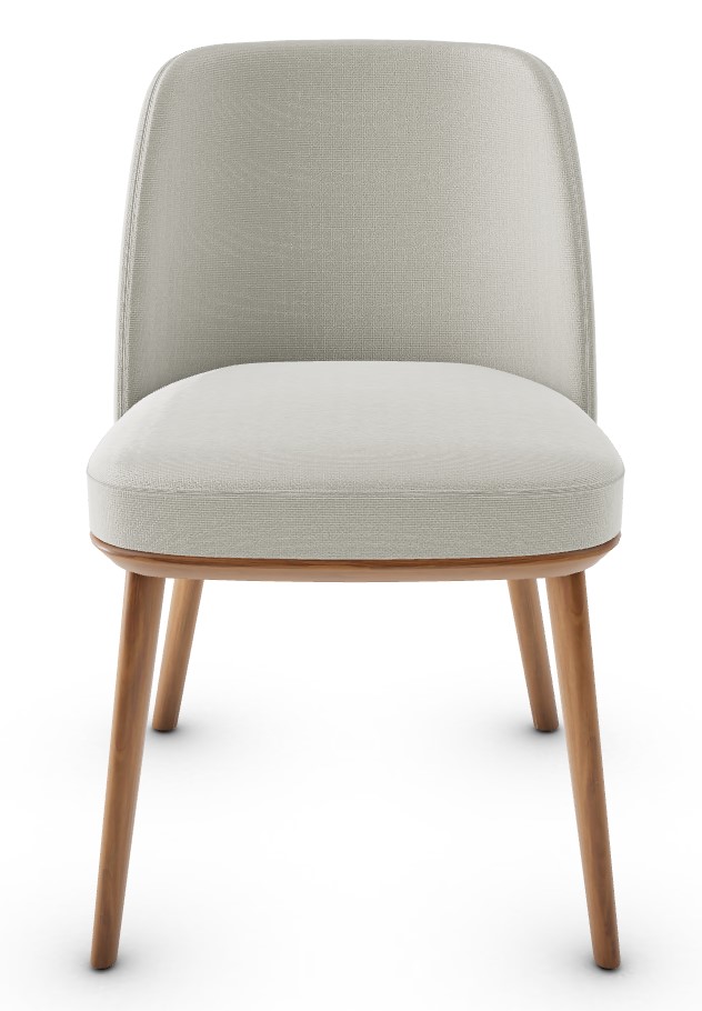 Foyer Bergen Fabric/Wood Dining Chair