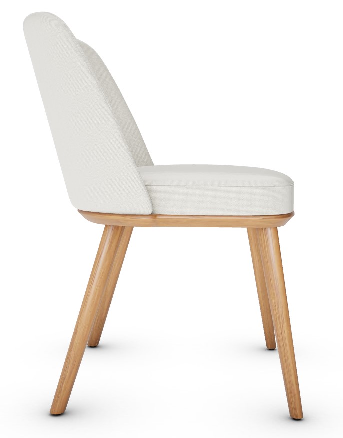 Foyer Upholstery/Wood Dining Chair