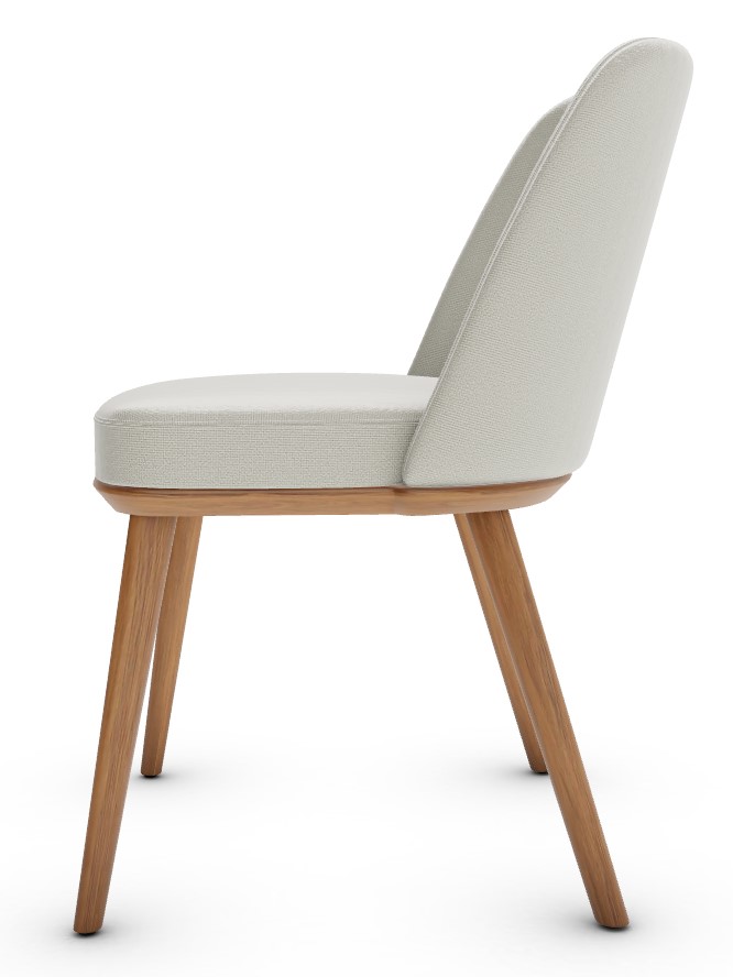 Foyer Upholstery/Wood Dining Chair