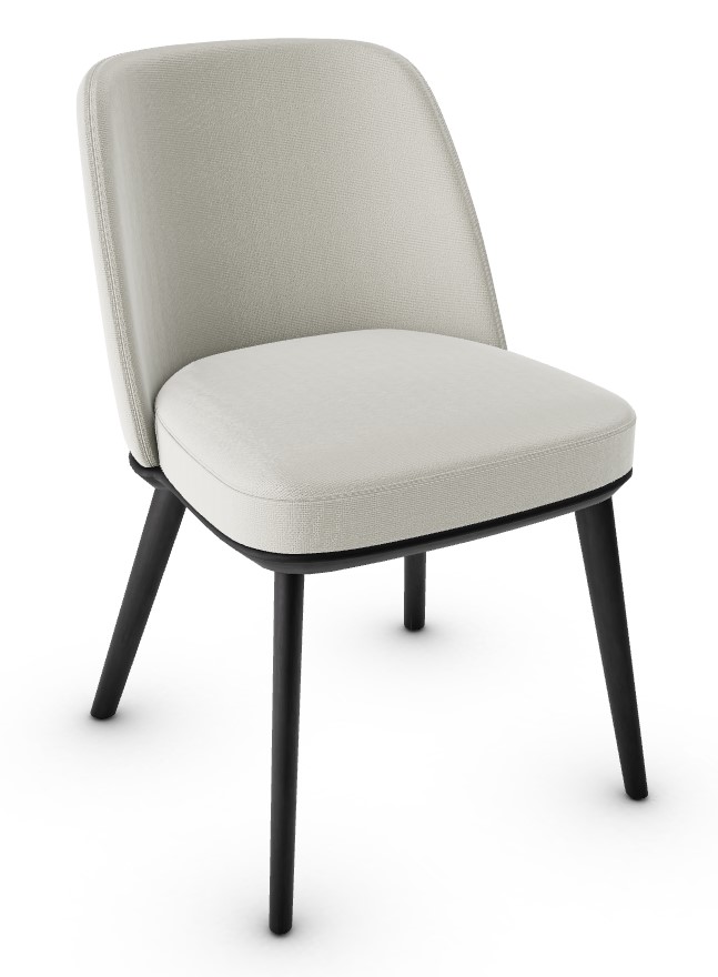 Foyer Upholstery/Wood Dining Chair