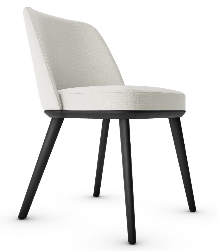 Foyer Upholstery/Wood Dining Chair